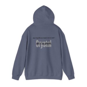 Hooded Sweatshirt - Crystal Starr 'TOO Late' Custom Design - Image 31