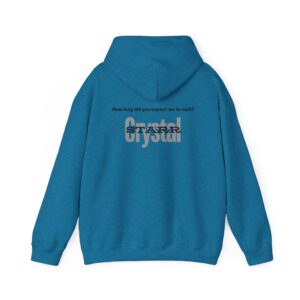 Hooded Sweatshirt - Crystal Starr 'TOO Late' Custom Design - Image 26