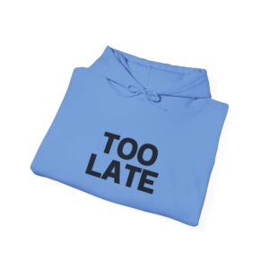 Hooded Sweatshirt - Crystal Starr 'TOO Late' Custom Design - Image 24