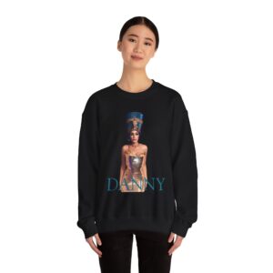 Artistic Pharaoh Sweatshirt - Unisex Heavy Blend™ Crewneck with 'DANNY' Design - Image 8