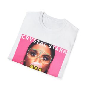 Crystal Starr Unisex T-Shirt - Bubble Gum Design - Image 4