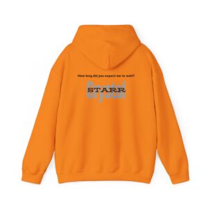 Hooded Sweatshirt - Crystal Starr 'TOO Late' Custom Design - Image 14