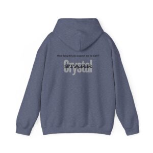 Hooded Sweatshirt - Crystal Starr 'TOO Late' Custom Design - Image 30