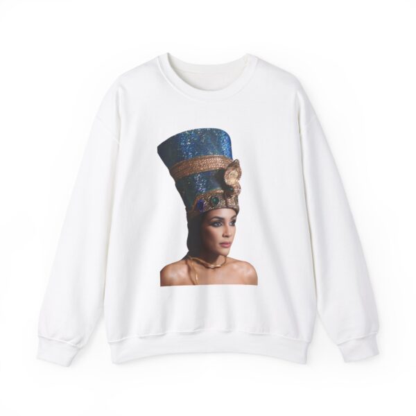 Unisex Heavy Blend™ Crewneck Sweatshirt - Queen Cleopatra Inspired Art - Cozy Fashion for History Lovers