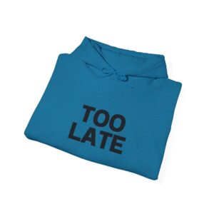 Hooded Sweatshirt - Crystal Starr 'TOO Late' Custom Design - Image 28