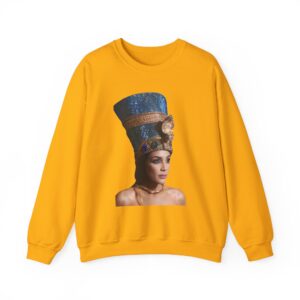 Unisex Heavy Blend™ Crewneck Sweatshirt - Queen Cleopatra Inspired Art - Cozy Fashion for History Lovers - Image 21