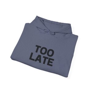 Hooded Sweatshirt - Crystal Starr 'TOO Late' Custom Design - Image 32