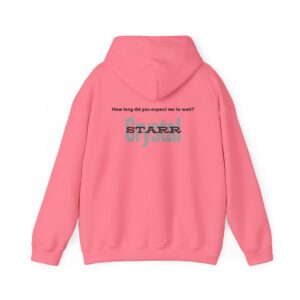Hooded Sweatshirt - Crystal Starr 'TOO Late' Custom Design - Image 42