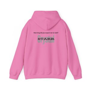 Hooded Sweatshirt - Crystal Starr 'TOO Late' Custom Design - Image 38