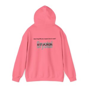 Hooded Sweatshirt - Crystal Starr 'TOO Late' Custom Design - Image 43