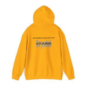 Hooded Sweatshirt - Crystal Starr 'TOO Late' Custom Design - Image 11