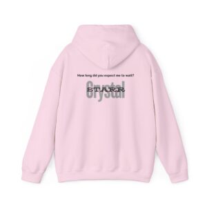 Hooded Sweatshirt - Crystal Starr 'TOO Late' Custom Design - Image 34