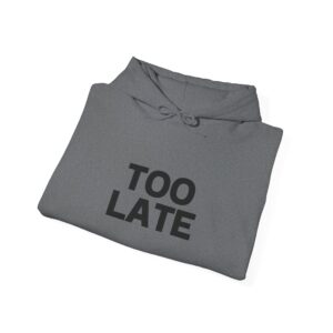 Hooded Sweatshirt - Crystal Starr 'TOO Late' Custom Design - Image 20